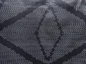 アンティーク　幾何学模様織り出し本場泥大島紬羽織